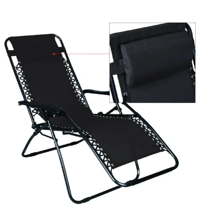 
Outdoor Funiture Foldable Metal Sun Patio Garden Lounger Recliner Easy Chair 