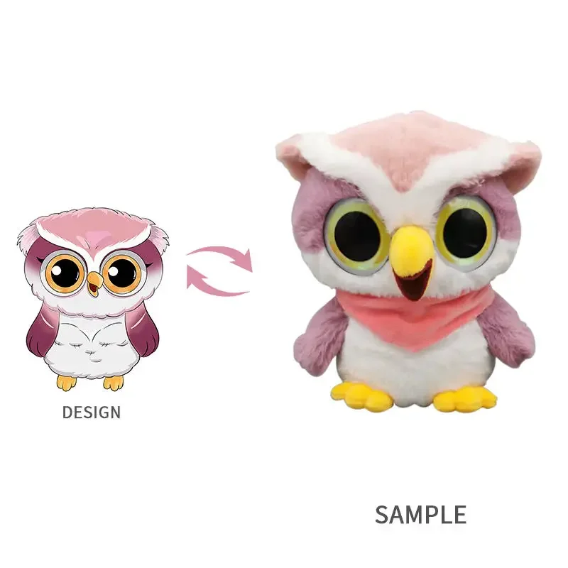 custom Cartoon Anime figure Doll Toy Manufacturer Make Your Own design animal plush toy