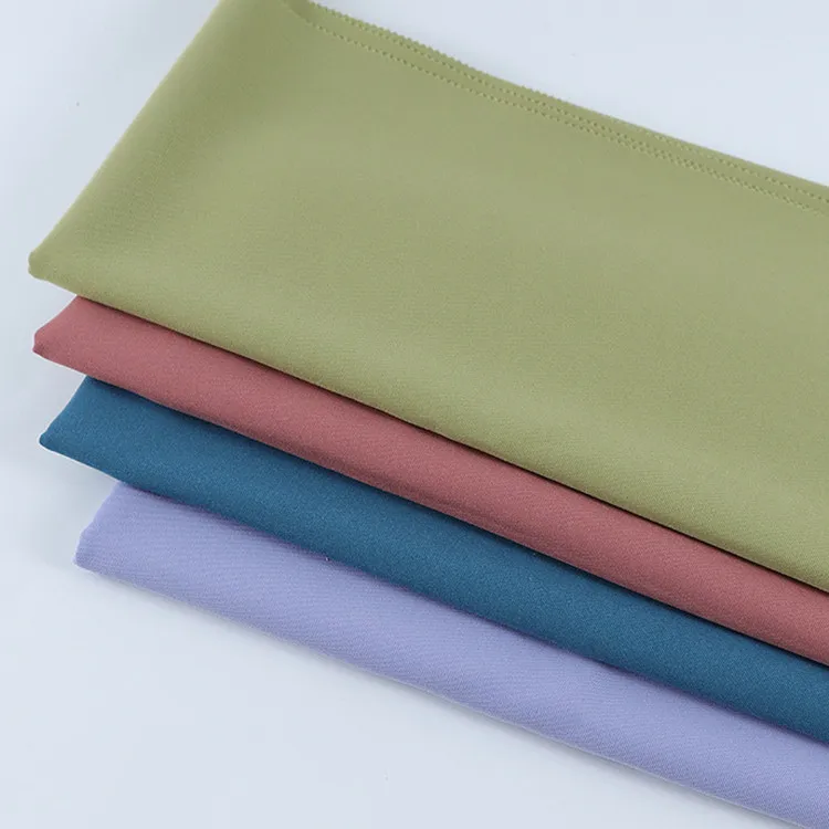 Polyester Spandex TC CVC Poplin Woven Poly Cotton Fabric Plain Pants Uniform Polyester Cotton Twill Drill Workwear Fabric
