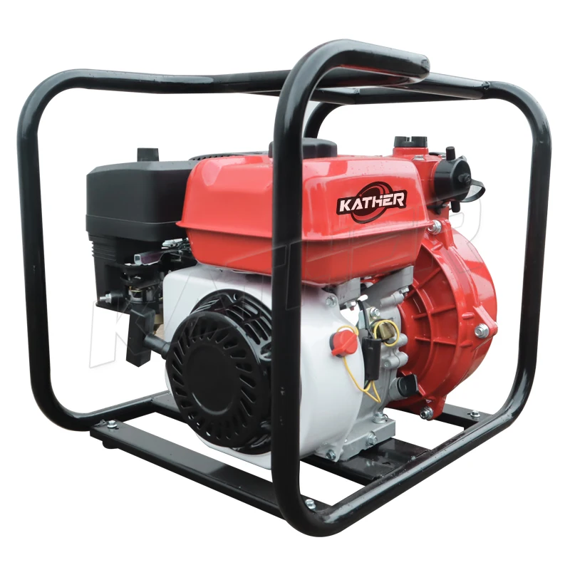 High Pressure Professional 2inch 3inch Water Pump Single/Double Impeller Gasoline Engine Water Pumps For Agricultural Irrigation