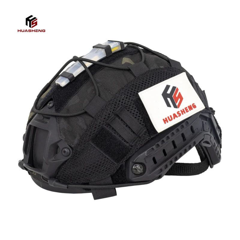 Черный Камуфляжный тактический Чехол для шлема для пейнтбола охоты