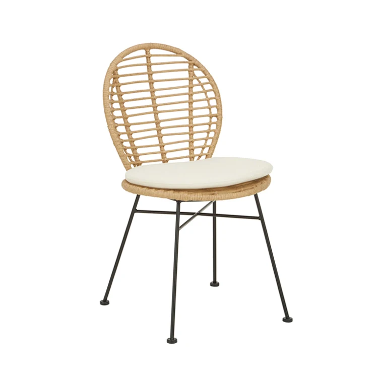 outdoor furniture fashion rattan chair set wicker garden white round dining woven wicker chairs