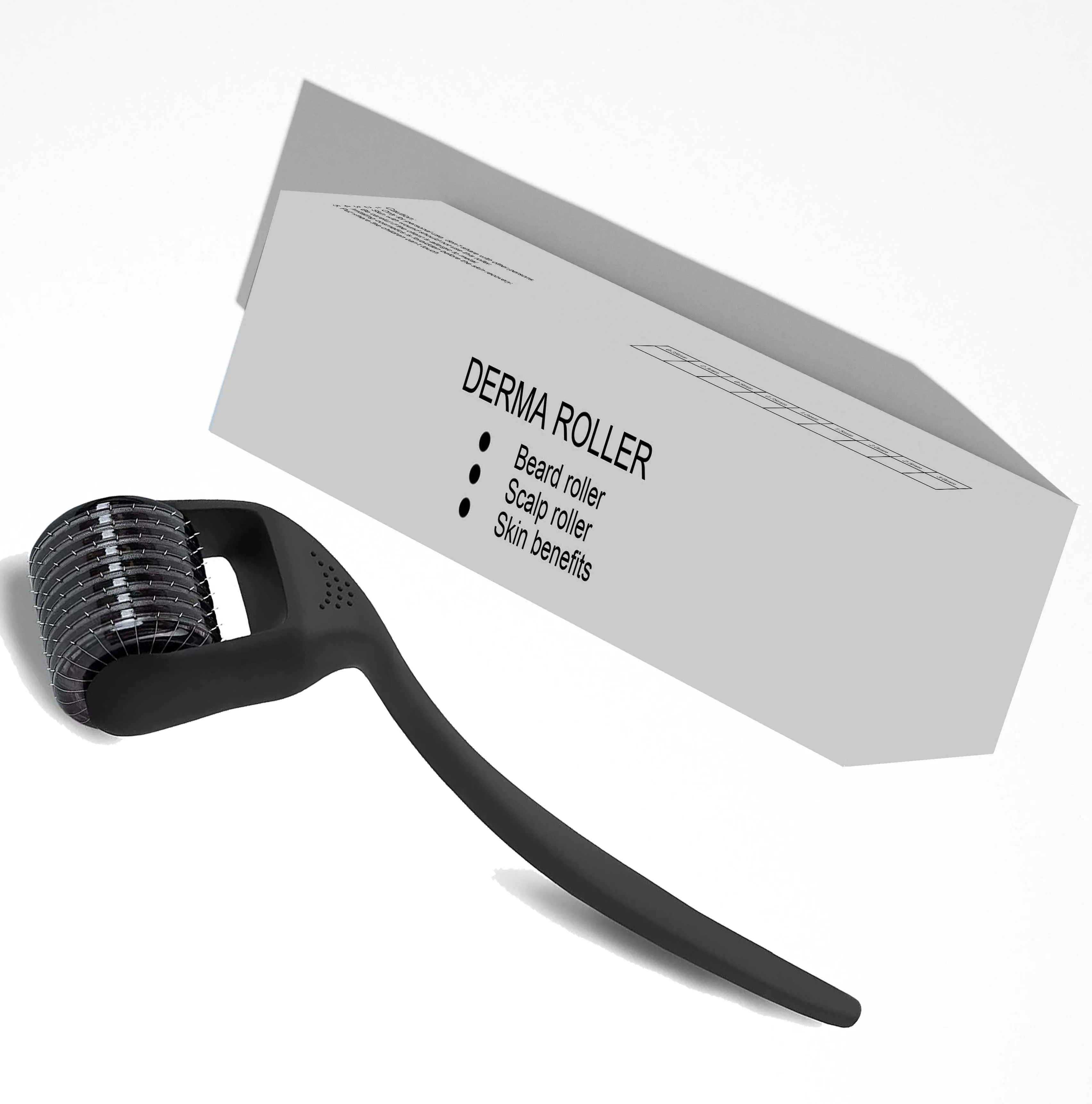 Professional Medical Grade  Microneedling Stainless Steel Titanium  Individual Real Needles 192  Skin Roller for Hair Beard Skin