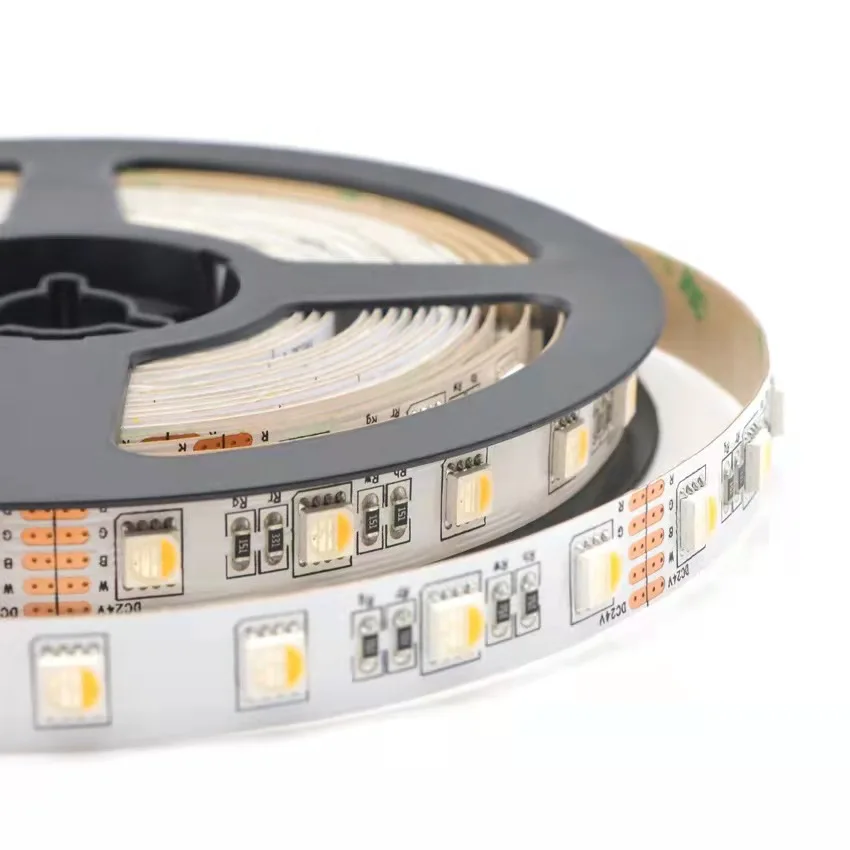 Wholesale Colorful RGB Cuttable RGBW LED Strip Light IP65 IP67 IP20 Rated with Copper Body Remote Control Switch Mode