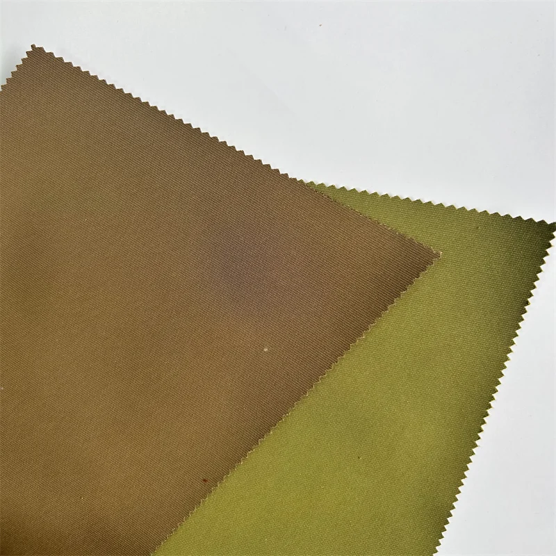 Polyester Spandex PE Bonded Pongee Film Laminated Stretch Fabrics