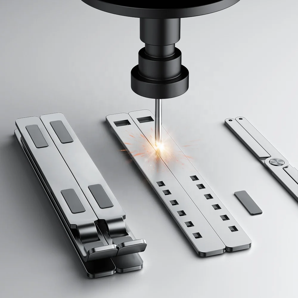 Portable Laptop Stand Aluminium Foldable Bracket Adjustable Notebook Holder Tablet Base For PC Computer