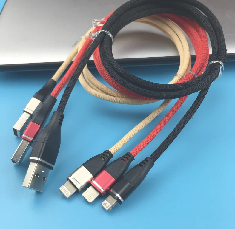 
Clearance sale for new style high quality weave cloth fast charging usb data cable 1m 3ft cables in stock for all kind cellphone 