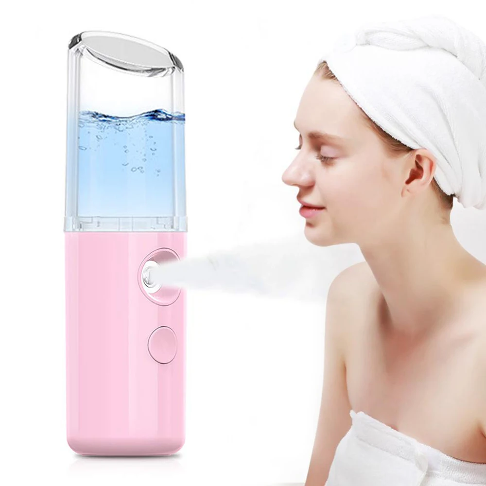 
Mini Portable Travel Outdoor Skin Care Nano Handy Beauty Facial Steamer Cool Mist Alcohol Face Sprayer//  (1600138110377)
