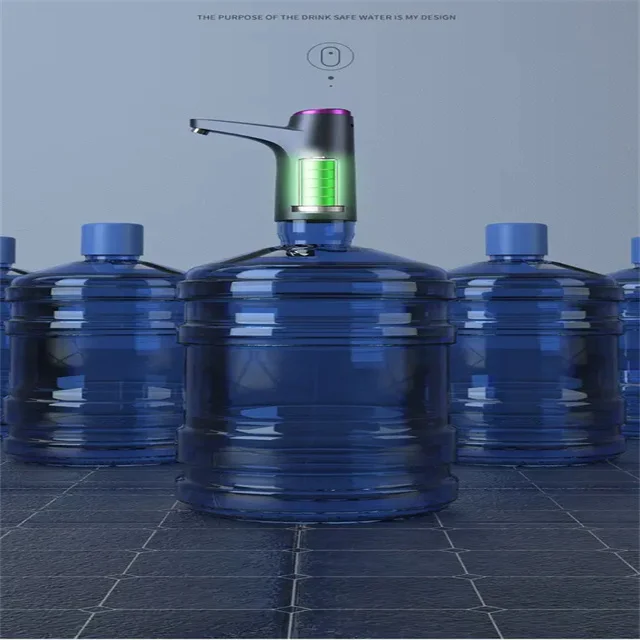 2023 Portable mini Bottle Water Dispenser Pump Universal Rechargeable Smart Electric Drinking Water Bottle Dispenser Pump