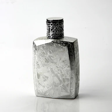 custom design empty elegant luxury cosmetics packaging 100ml glass perfume bottle