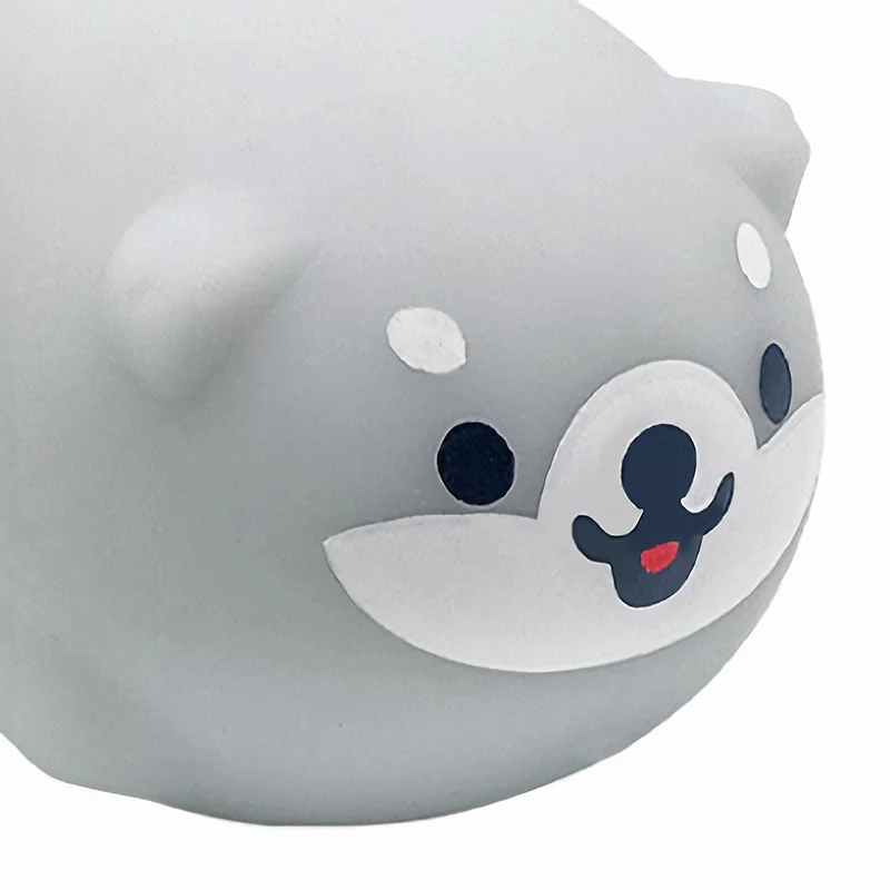 Barbecued Pork Bun Vent Ball Model Glowing Tofu Balls Toys Cute Stress Relief Soft Squeeze Unzip Shiba Inu Vent Ball Toys