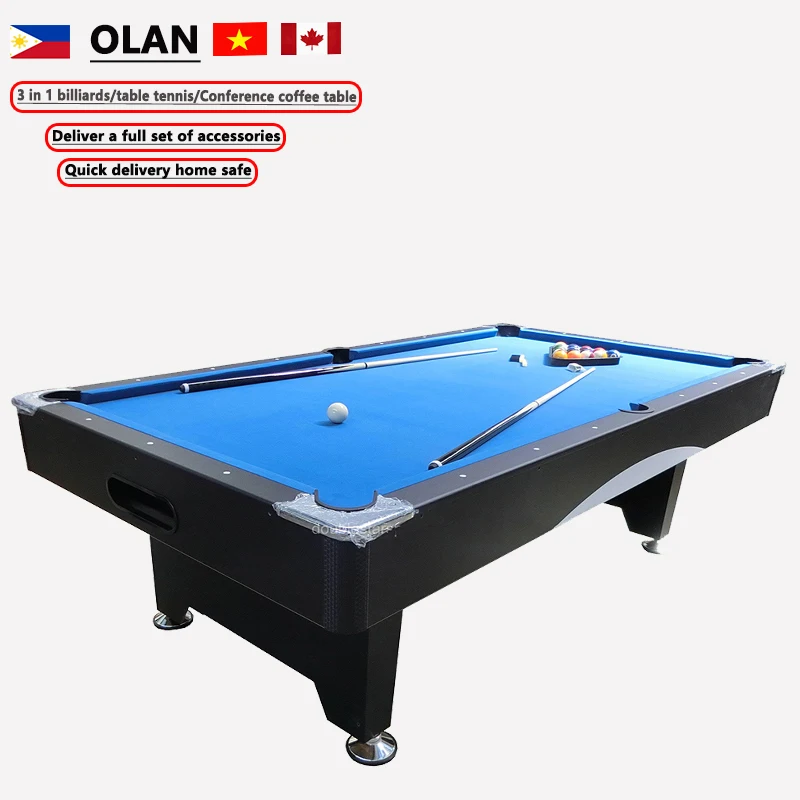 Hot selling factory manufacturer slate english pool table 6ft 7ft 8ft coin operated snooker billiards table