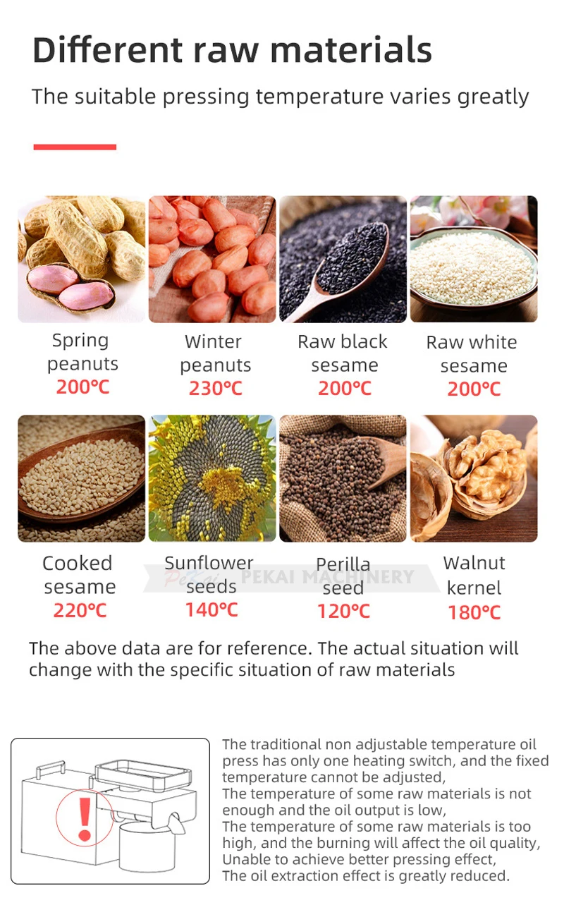 Commercial Mini Size Oil Press Machine Intelligent Sunflower Seed Olive Oil Extracting Presser