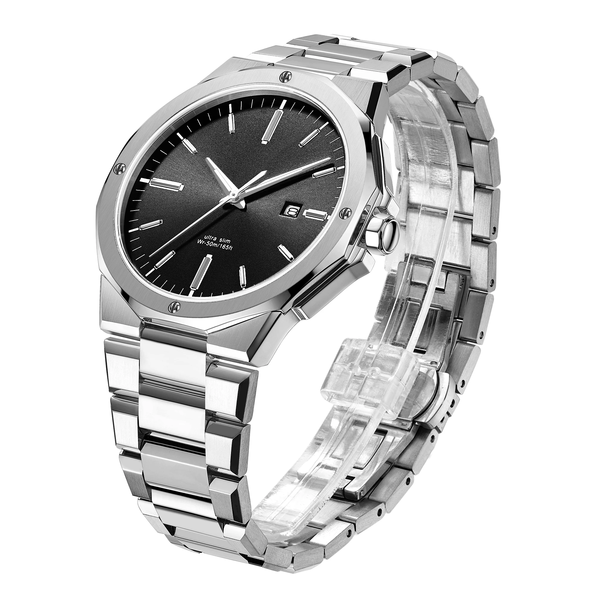 Wholesale OEM Fashion Watches Manufacturing Custom stainless steel relojes para hombres Luxury Japanese movement Mens Watches