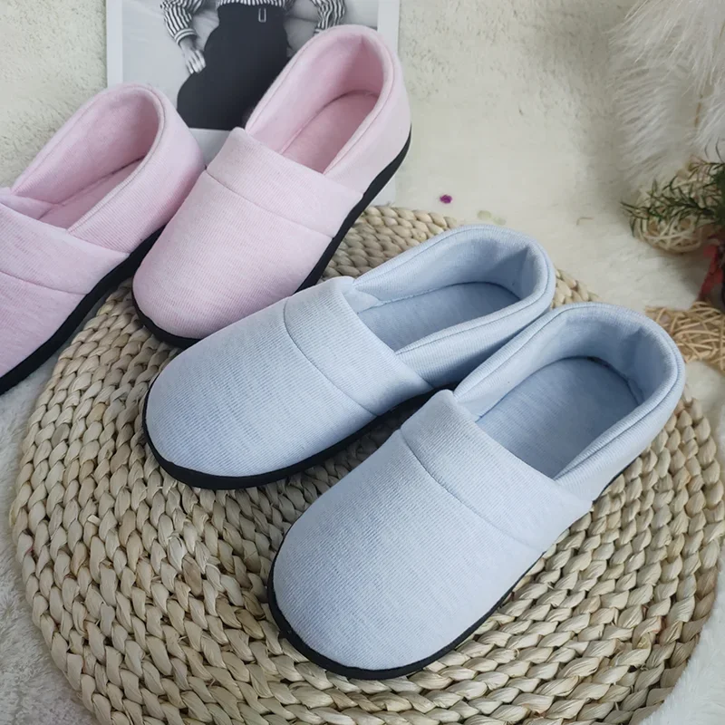 Autumn and winter fashion home anti-slip pregnant slippers shoes women warm wholesale silent cotton shoes