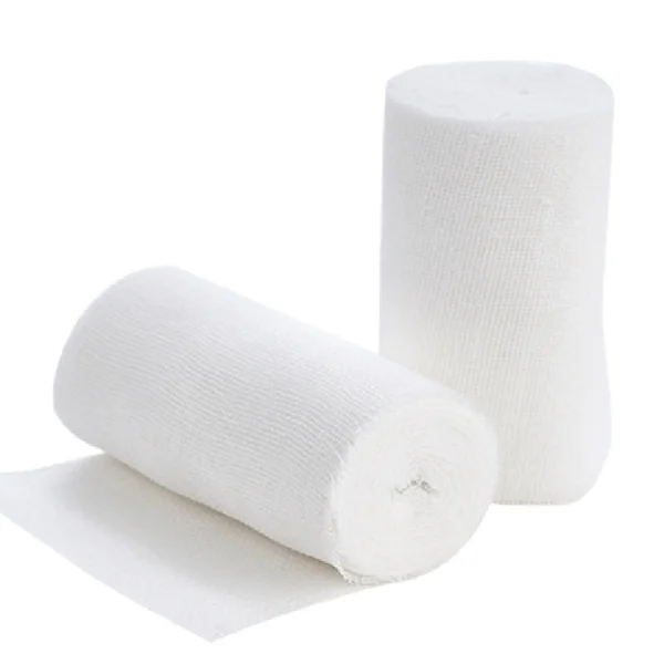 Medical First Aid Absorbent 100% Bleached Cotton Wool Gauze Roll with CE ISO