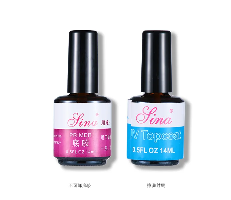 SZNN13 wholesale hot sell OEM primer base top coat hard uv gel nail polish for nail art salon 15ml