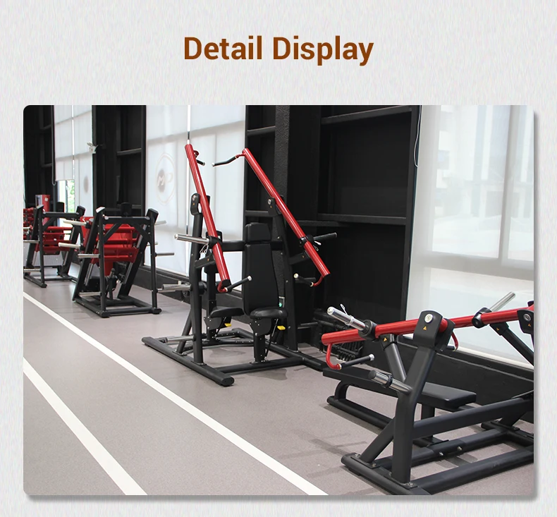 Hot Sale Strength Machine Bodybuilding Equipment Plate Loaded Machines Gym Equipment Rowing Machines Bent-Over Row