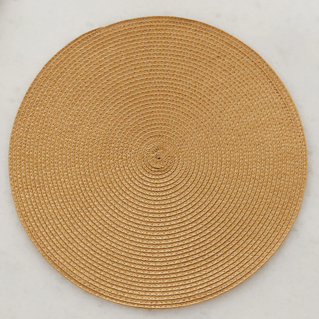 Круглые хлопковые плетеные коврики для стола