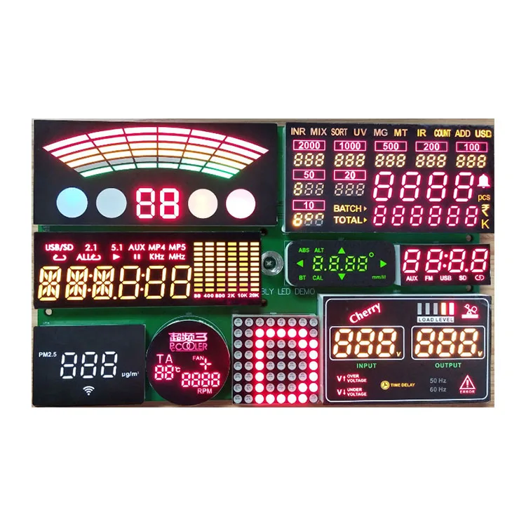 Настраиваемые часы Nixie Tube, светодиодный дисплей, логотип, знак, часы, Led s ,led 7 сегментов для комплекта кровяного давления