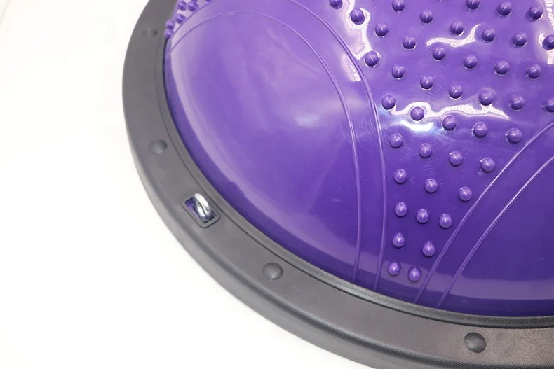 Half Pilates 58cm diameter Balance Yoga PVC Exercise Stability Ball with pump