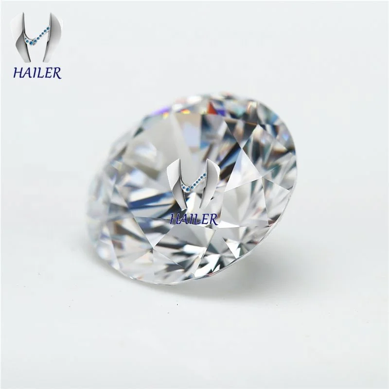 Latest hot selling GH round diamond cut  loose moissanite stone price per carat