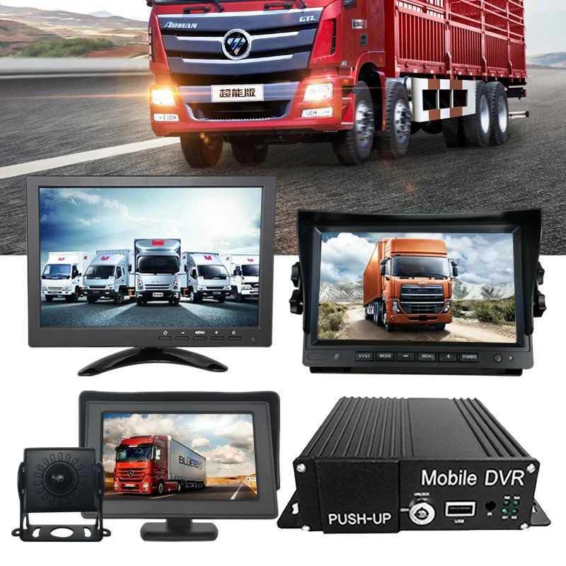 CareDrive AHD 1080P камера для автобусов 7 дюймов водонепроницаемый наружный монитор IP69K полный обзор Разделенный экран вилочный погрузчик фургон зеркальная система