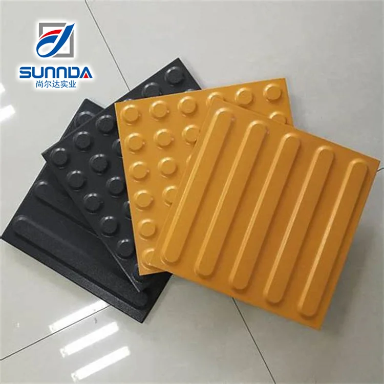 Современная уличная керамическая плитка SUNNDA Xiamen для прогулок на мощение тактильная дорожка пола 400x400 300x300 мм