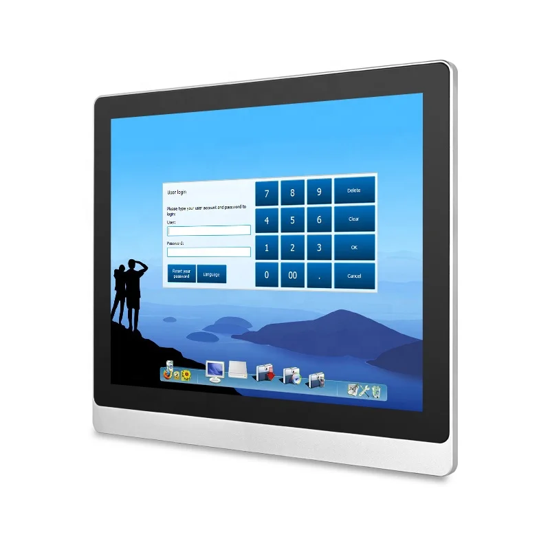 Touchthink 1024*768 12 Inch Industrial Capacitive Touch Screen Lcd Monitor For Smart Warehouse Forklift Car