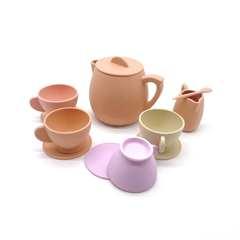 Набор силиконовых игр для чаепития 12 От 3 до 6 лет