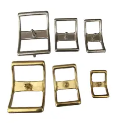 metal conway buckle Solid brass decorative stainless steel halter buckles For Straps bridle horse saddle headstall reins tack