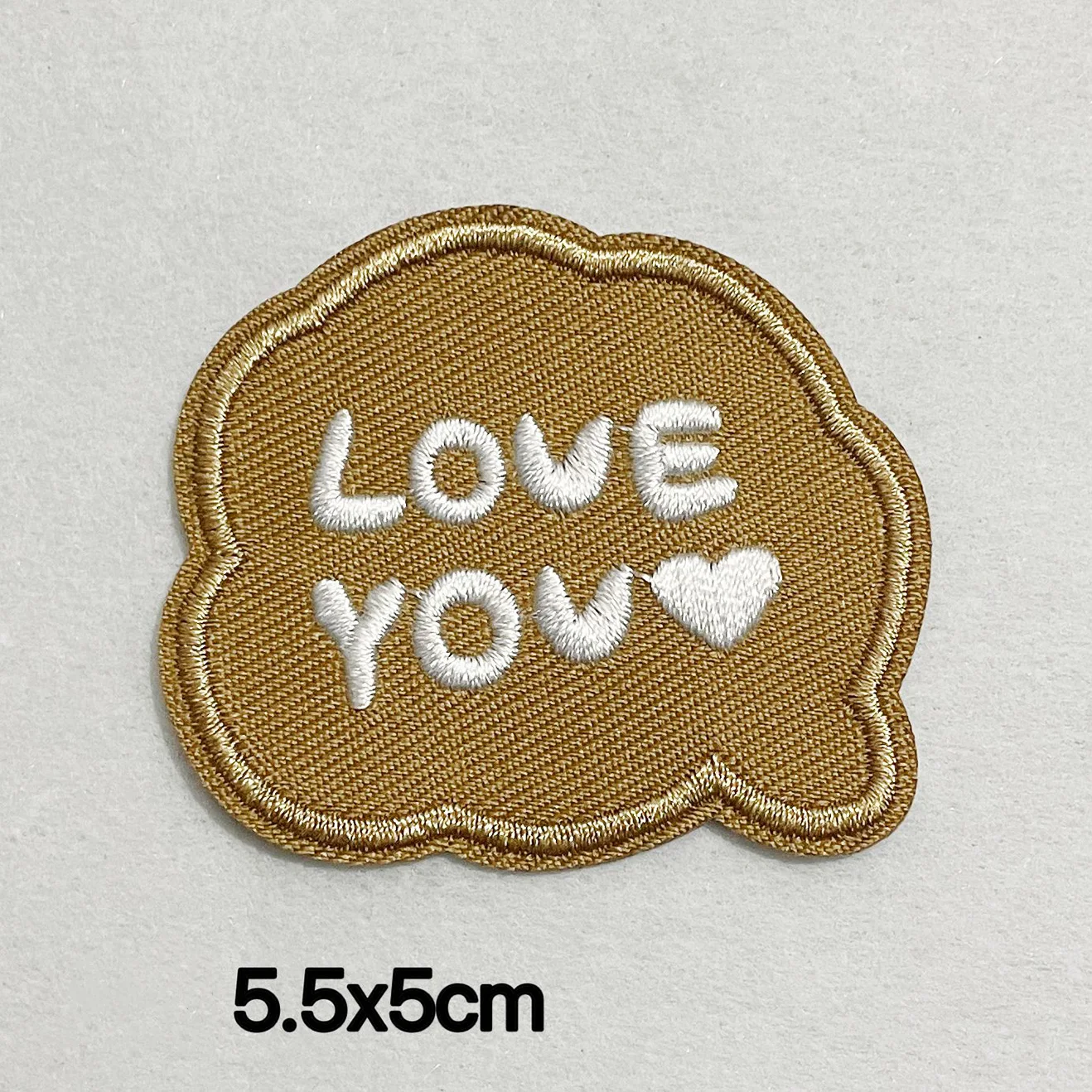 Custom Wholesale Sew Iron On Clothing Embroidery Patch Letter Personalized Embroidered Logo Patches For Clothing Clothes Hat