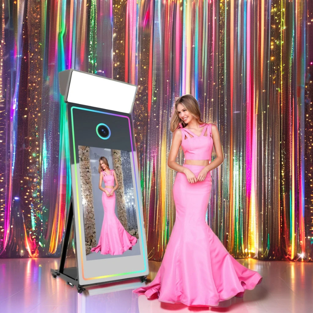 Philippine Portable Selfie Mirror Photo Booth Frame With Mini PC Mirror Photo Booth