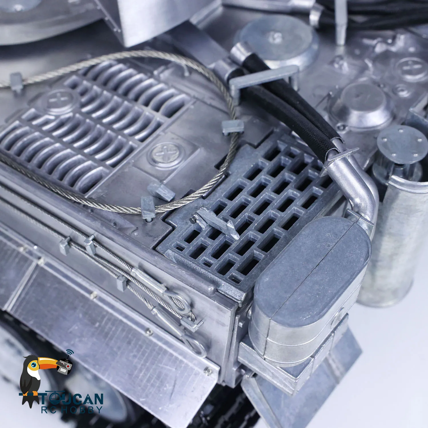 Mato RTR RC Tank Full Metal 1/16 German Tiger I Infrared Barrel Recoil 1220 Multifunction Model for Boy Rc Toys