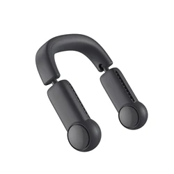 Rechargeable 2000 mah wearable air conditioners portable Wrap-around neck fans USB mini hanging fan