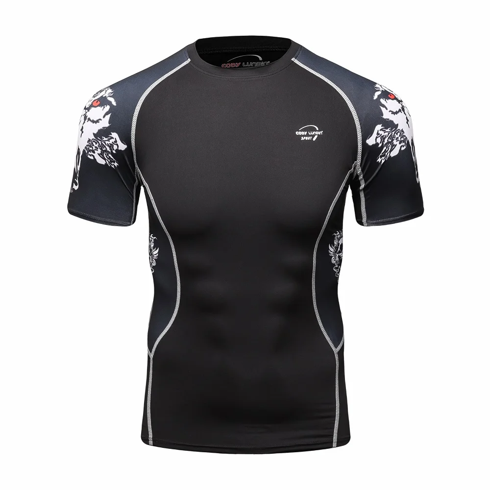 Cody Lundin Custom Men UPF 50+ Swimming Surfing Rash Guard Compression Gym Fitness Sportswear Cool Dry jiu jitsu Bjj Rashguard