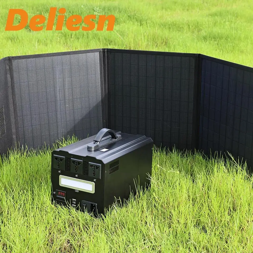portable power station Battery 14.8V 24AH AC 110V 60Hz Battery pack power: 345WH Solar charging current 18V 3A 4A 5A