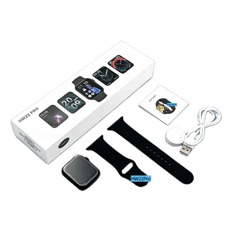 HW22 Pro Smartwatch 2021 1.75 Inch Large Screen BT Call Waterproof Heart Rate Blood Pressure HW22 Pro Smart Watch t500 w26 x8