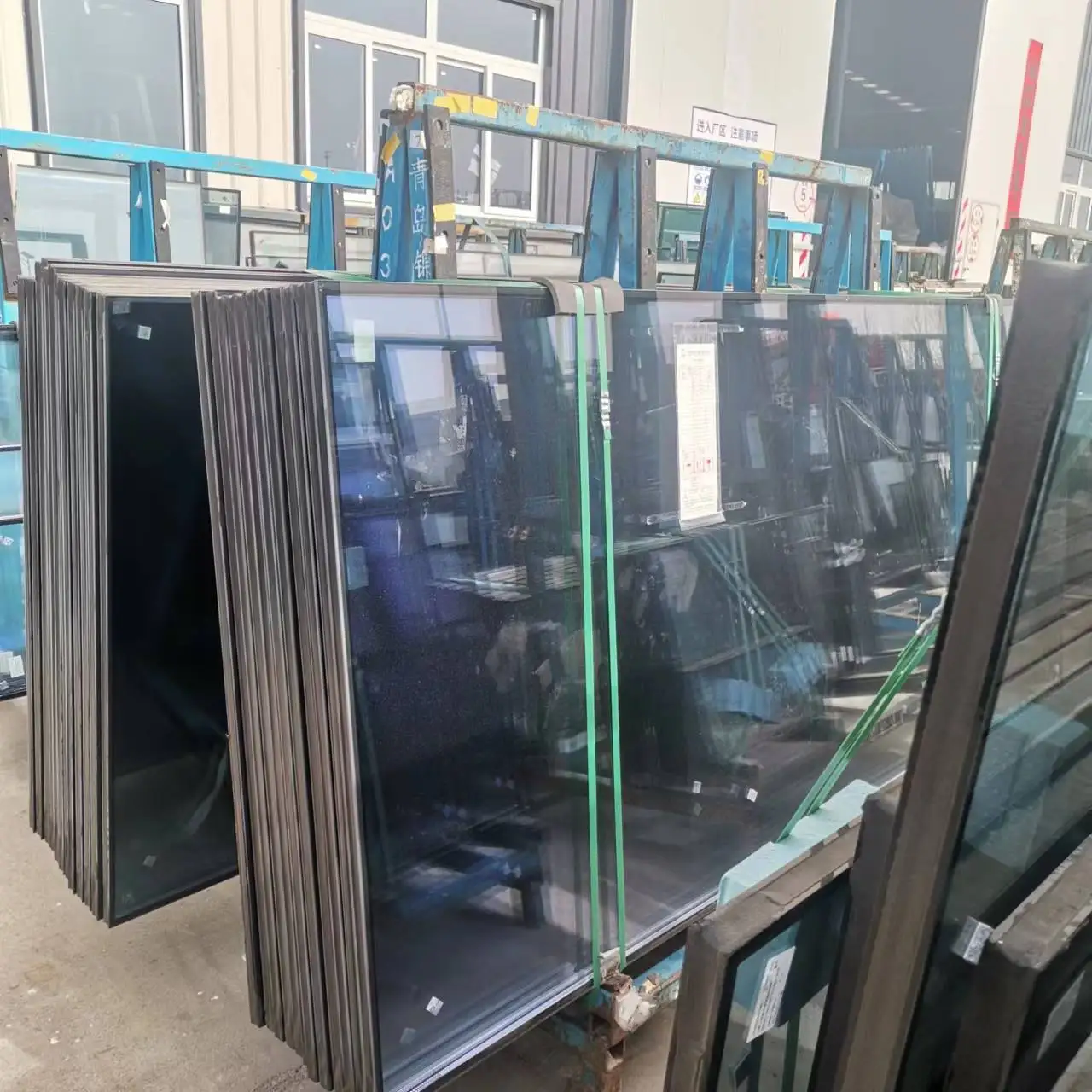 Hollow Insulated Building Facade Glass, Greenhouse Tempered Insulating Glass Panels, Double Glazing Glass