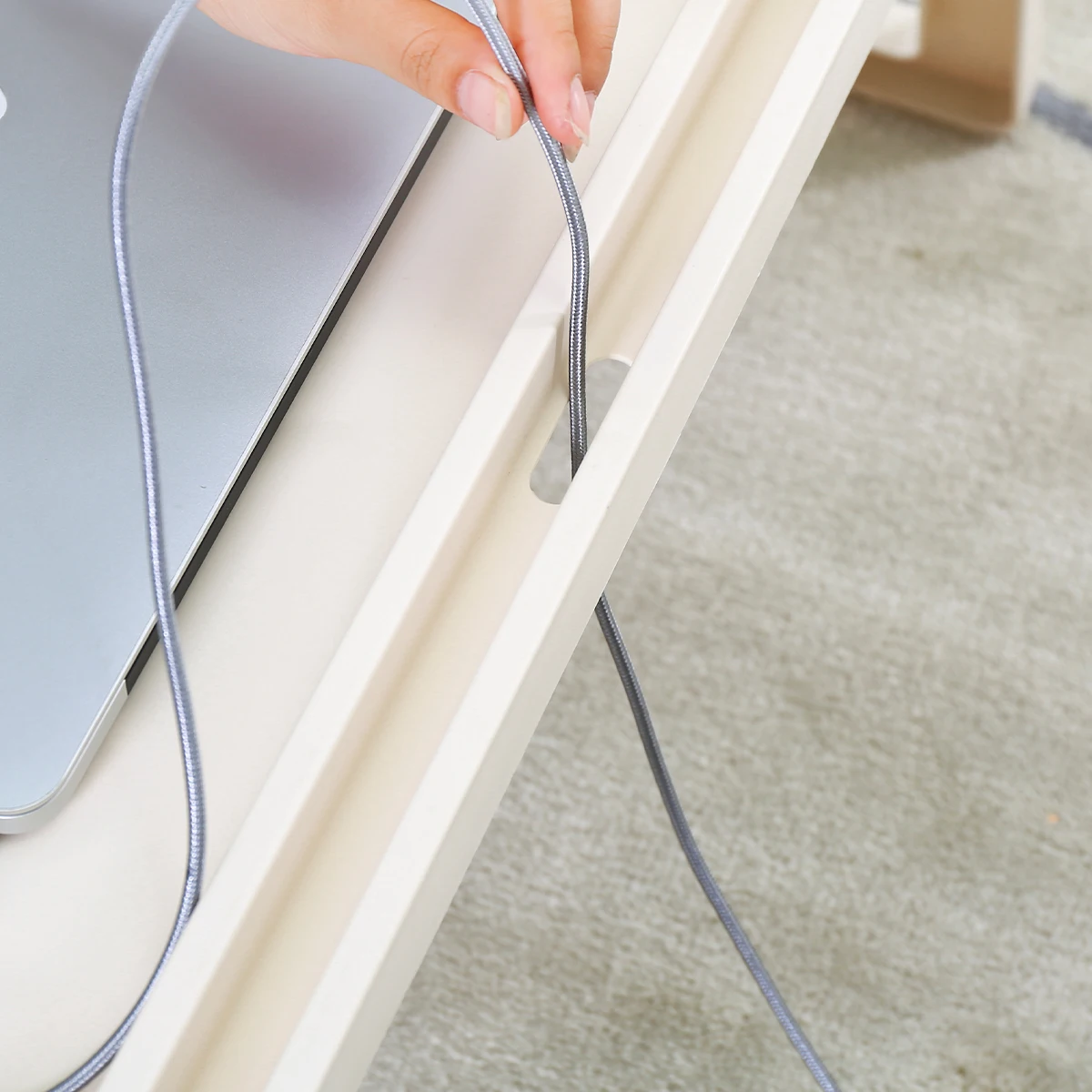 Korean Style Plastic Foldable Portable Laptop Table