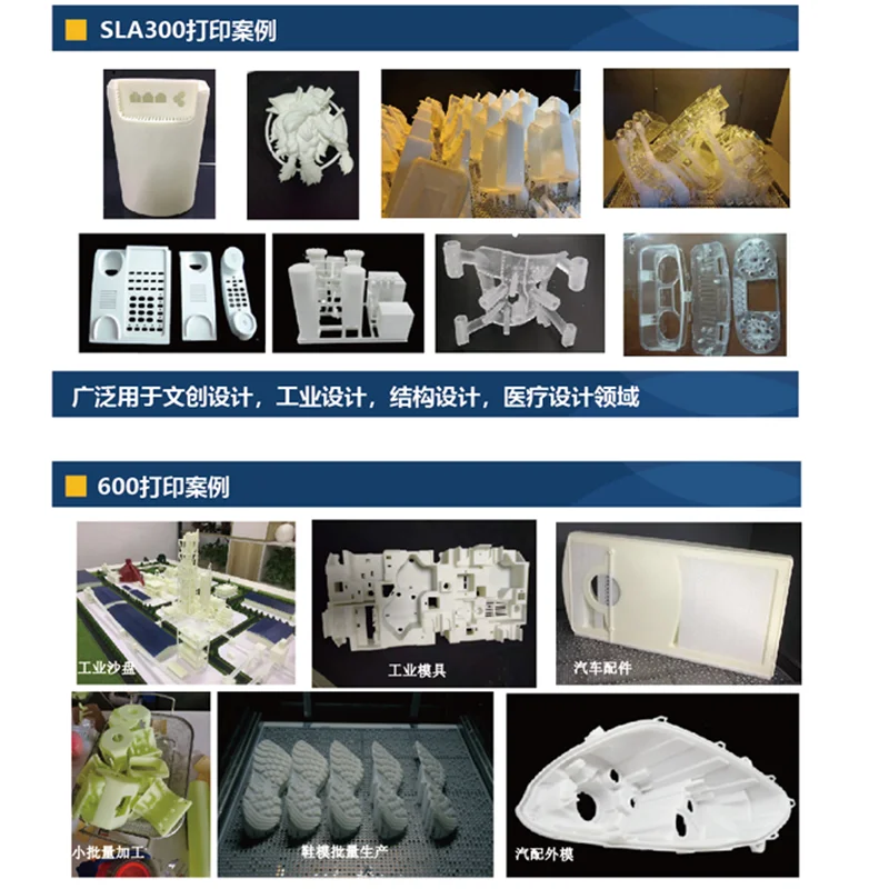 New 450 SLA Photocurable 3D Printer for Metal with Fiber Laser for Construction Featuring Brands Max and Raycus