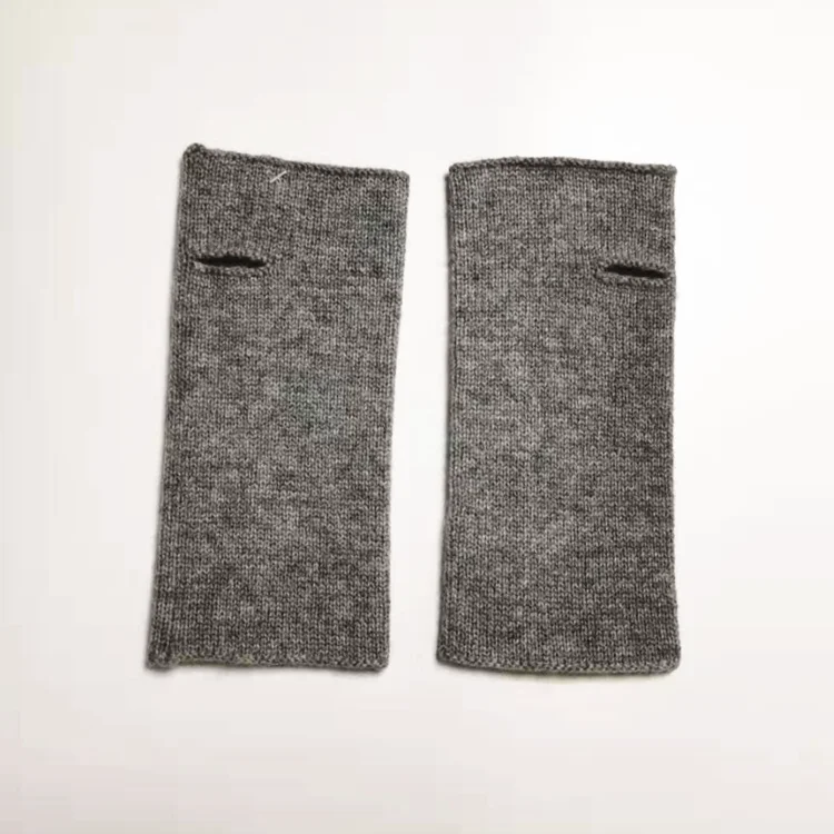 Заводская поставка, роскошные простые Стильные женские кашемировые перчатки 100%