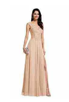 Женское шифоновое платье с V-образным вырезом