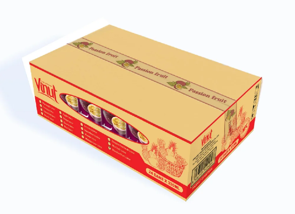 Made in Vietnam Canned Health Passion Fruit Juice Drink Fruit Juice Not From Concentrate Beverage Distributor