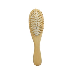 Wholesale Private Label Scalp Dry Massage Wooden Paddle Wooden Detangling Hair Brush