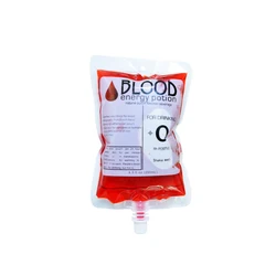 100 pcs Funny Blood Bags Empty Blood Vampire Spout bag,Juice Drinking Spout Pouch,Club,Bar,Cocktail,Halloween Party Usage