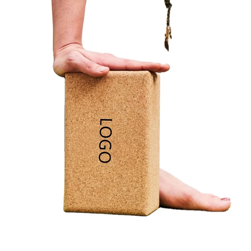 
Wholesale Eco-Friendly Yoga Blocks Natrual Cork Custom Yoga Block Cork Yoga Block 