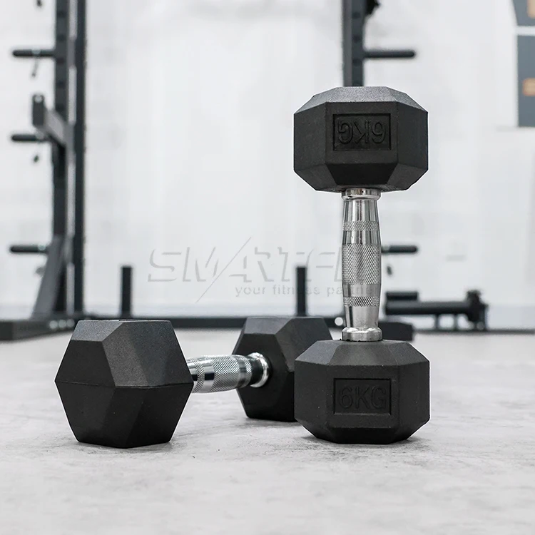 Резиновые шестигранные гантели 5-125LB