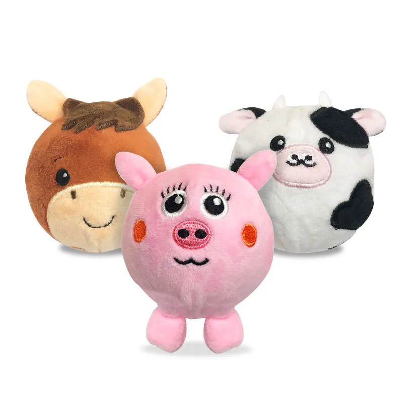 3 шт. в упаковке Домашних Животных Жевать Игрушка My Little Pony и многих других прыгающие шарики для домашних животных форме теннисного мяча с плюшевая игрушка собаки упргугий