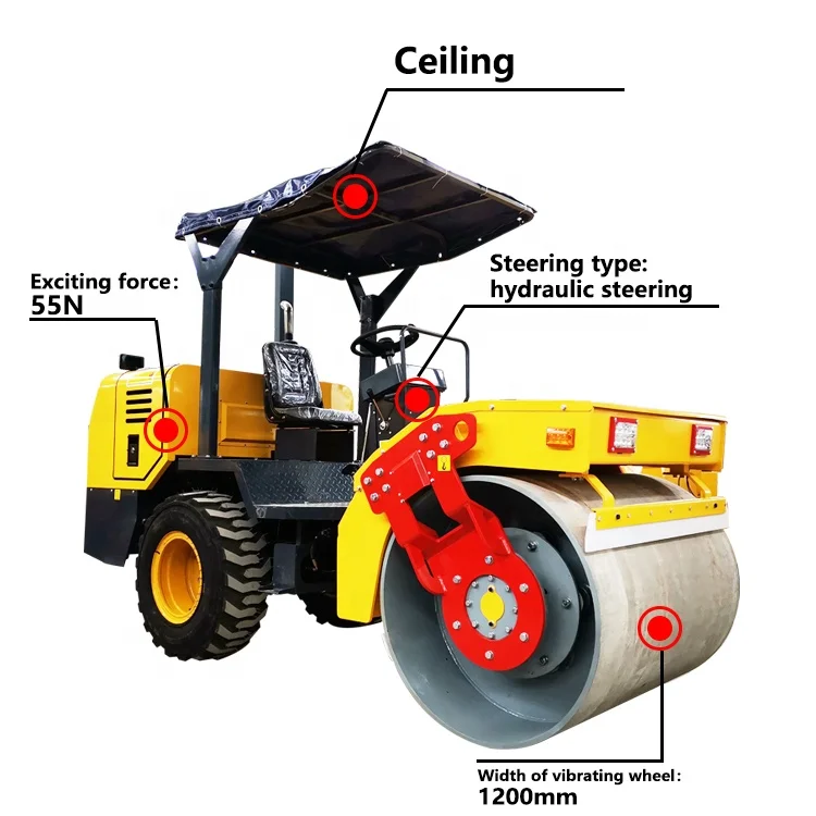 Hot sale road roller used for asphalt roads compactor roller